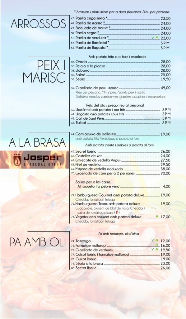 restaurant platja mallorca